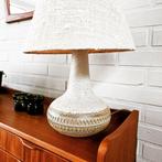 Vintage Deens design Tafellamp van Stentøj Bornholm, Søholm, Stof, Ophalen of Verzenden, Zo goed als nieuw, X