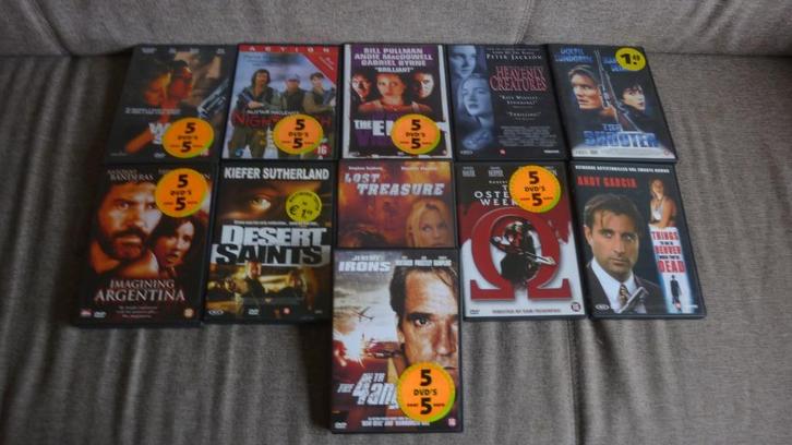 17 DVD’s Thriller en Misdaad oa Jackie Chan/Lost Teasure, Cd's en Dvd's, Dvd's | Thrillers en Misdaad, Zo goed als nieuw, Maffia en Misdaad