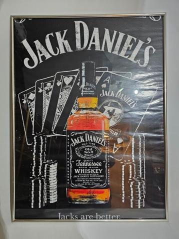 # Jack Daniels Poster in lijst 60 x 80 Leuk voor je mancave beschikbaar voor biedingen