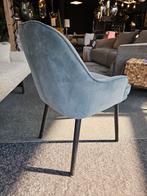 Stoel Barbara groen velvet opruiming, Huis en Inrichting, Stoelen, Ophalen of Verzenden, Nieuw, Overige kleuren, Eén