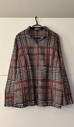 Gerry Weber witte blouse met ruitjesprint, Wit, Maat 46/48 (XL) of groter, Ophalen of Verzenden, Zo goed als nieuw