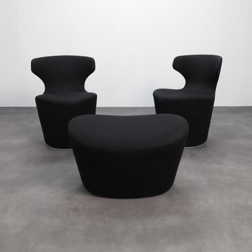 Mini Papilio Naoto Fukasawa B&B Italia (set of 3) 2012, Huis en Inrichting, Fauteuils, Gebruikt, Stof, 50 tot 75 cm, Minder dan 75 cm
