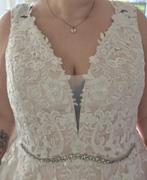 Champagne/blush trouwjurk, Onbekend, Ophalen of Verzenden, Zo goed als nieuw, Trouwjurk