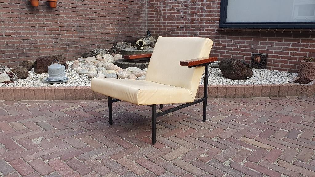 Martin Visser fauteuil, Ophalen, Gebruikt, Vintage, 75 tot 100 cm