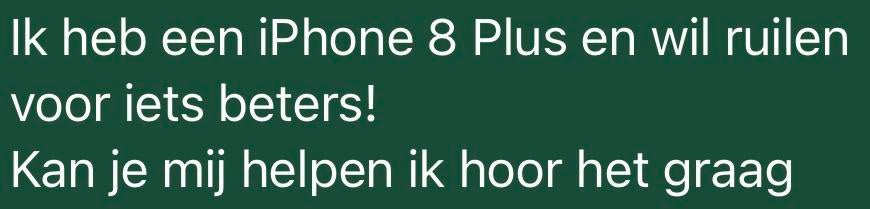 Iphone 8 plus te ruil voor iets beters, Ophalen, IPhone 8 Plus, Nieuw, 64 GB