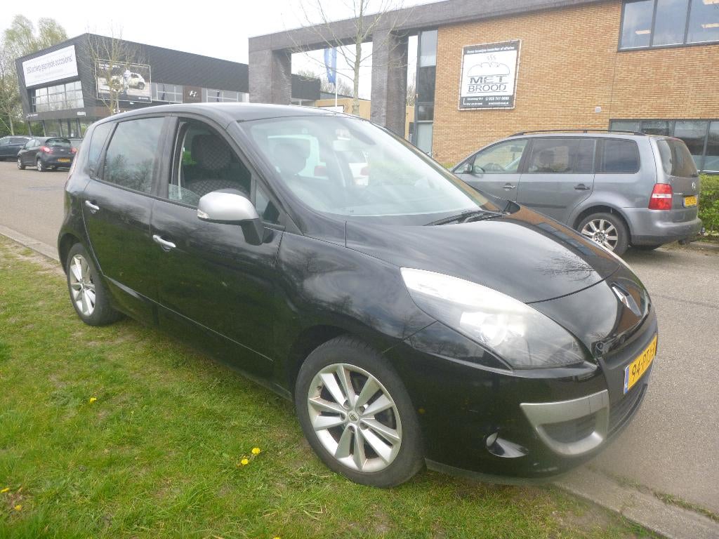 Renault Scénic 1.4 TCE 96KW 2011 Zwart, Auto's, Voorwielaandrijving, Euro 5, Stof, 4 cilinders