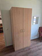 2-deurs kledingkast, Ophalen, Met plank(en), 50 tot 100 cm, Zo goed als nieuw