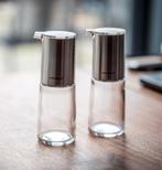 Hackman olie & azijn set – glazen design flessen, Ophalen of Verzenden, Zo goed als nieuw