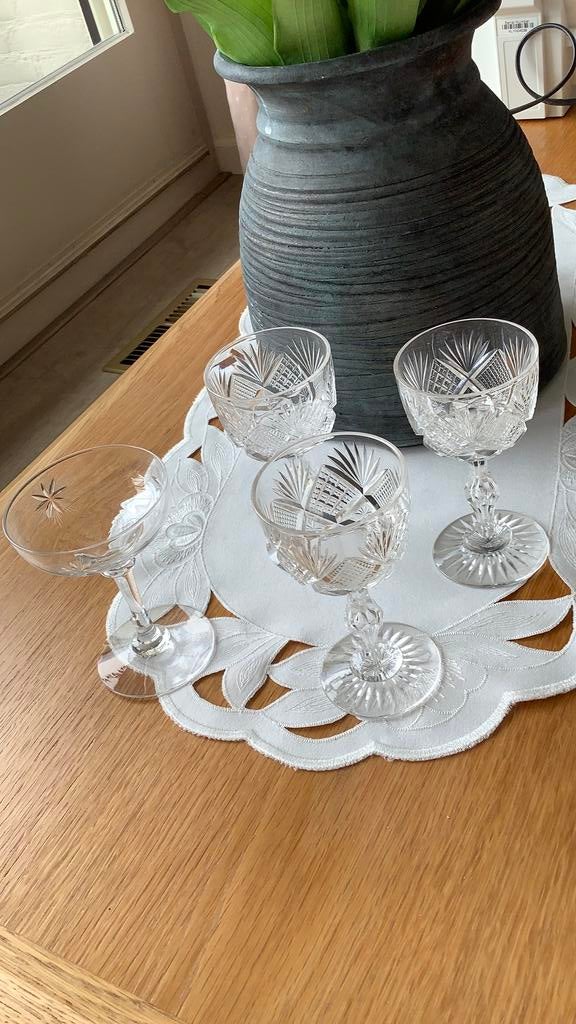 Glazenset kristal, Ophalen of Verzenden