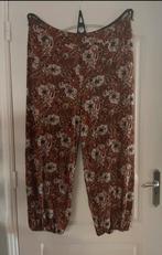 Pofbroek 56/58 Kelly Felder wijde pijpen terra cotta kleur., Kleding | Dames, Ophalen of Verzenden, Nieuw, Overige kleuren, Broek of Spijkerbroek