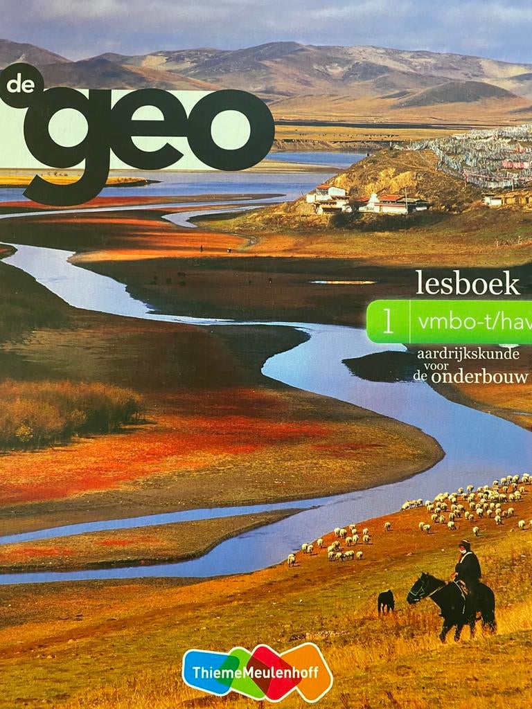 De Geo / 1 VMBO-t/Havo Aardrijkskunde voor de onderbouw, Boeken, Schoolboeken, Ophalen of Verzenden, Nieuw, Overige niveaus, Aardrijkskunde