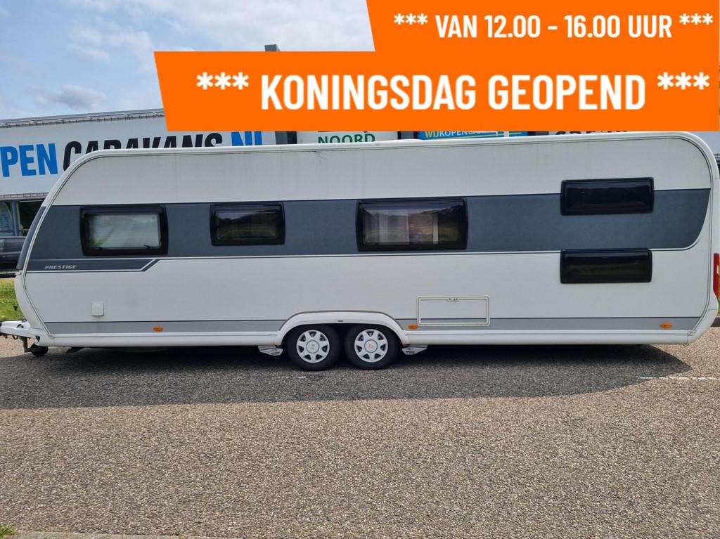 Hobby PRESTIGE 720 KFU - KONINGSDAG GEOPEND 12-16 UUR, Caravans en Kamperen, Caravans, Mover, Rondzit, Hobby, Bedrijf