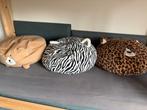 Zitzak poefjes dieren €10 p/s, Huis en Inrichting, Zitzakken, Ophalen, Zo goed als nieuw