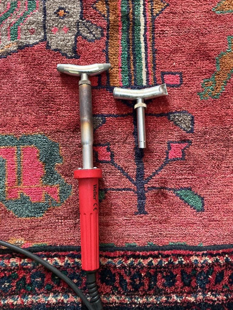 Glas in lood soldeerbout 200 watt met extra soldeer stift ., Ophalen of Verzenden, Gebruikt