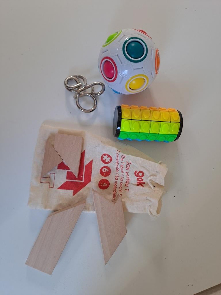 Denkspelletjes voor 1 persoon, Ophalen of Verzenden, Minder dan 500 stukjes, Zo goed als nieuw, Rubik's of 3D-puzzel