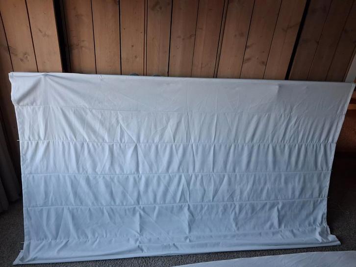 Mooi groot vouwgordijn erker met zijgordijnen (optie), Huis en Inrichting, Stoffering | Gordijnen en Lamellen, Zo goed als nieuw