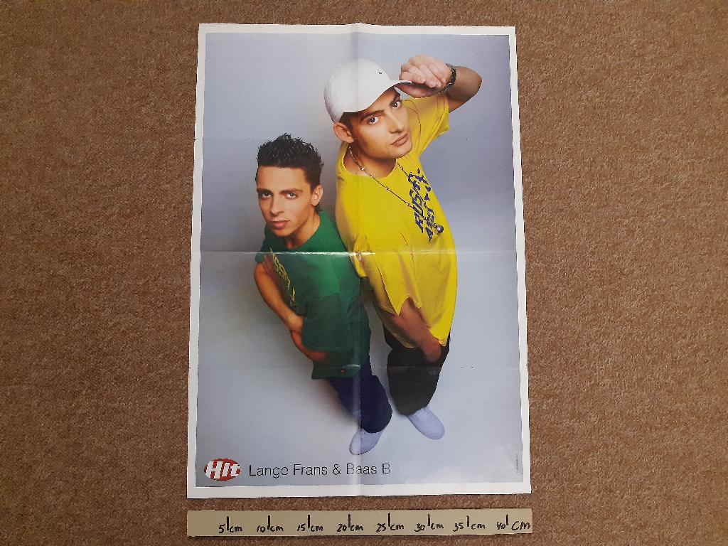 Poster Lange Frans en Baas B Hitkrant Wallace en Gromit A2, Verzamelen, Rechthoekig Staand, Ophalen of Verzenden, Zo goed als nieuw