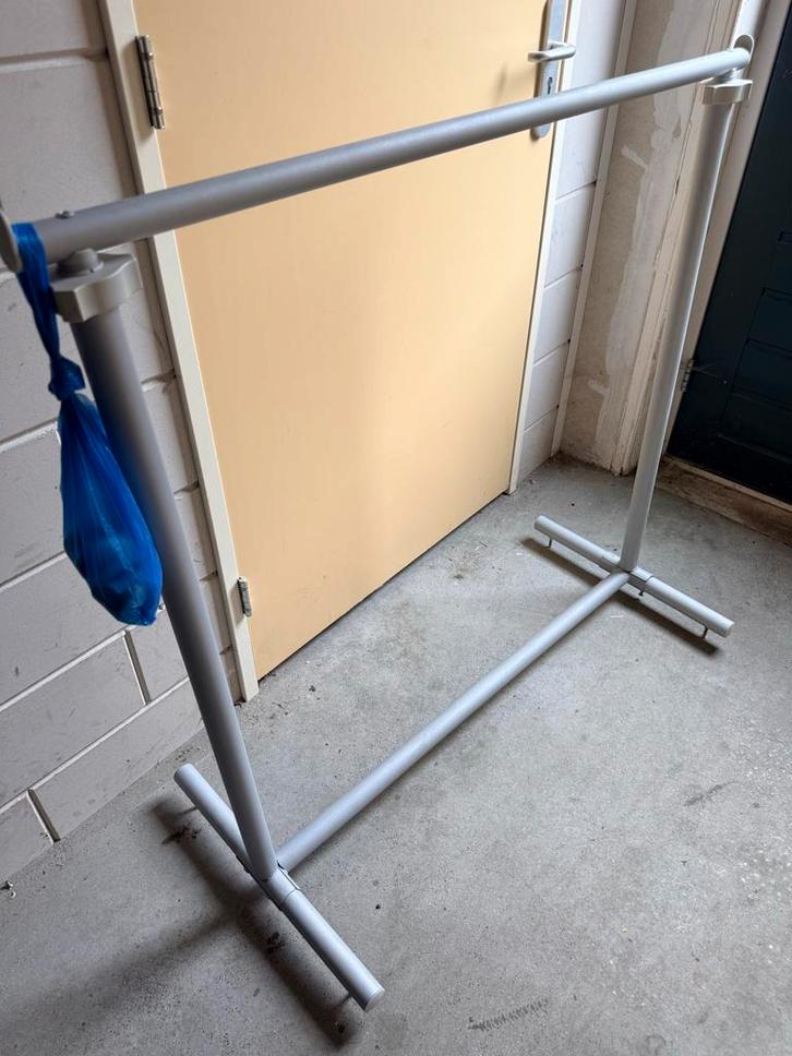 Verrijdbaar kledingrek, in hoogte verstelbaar, Kleding | Dames, Kledingrekken, Gebruikt, Met wielen, Ophalen