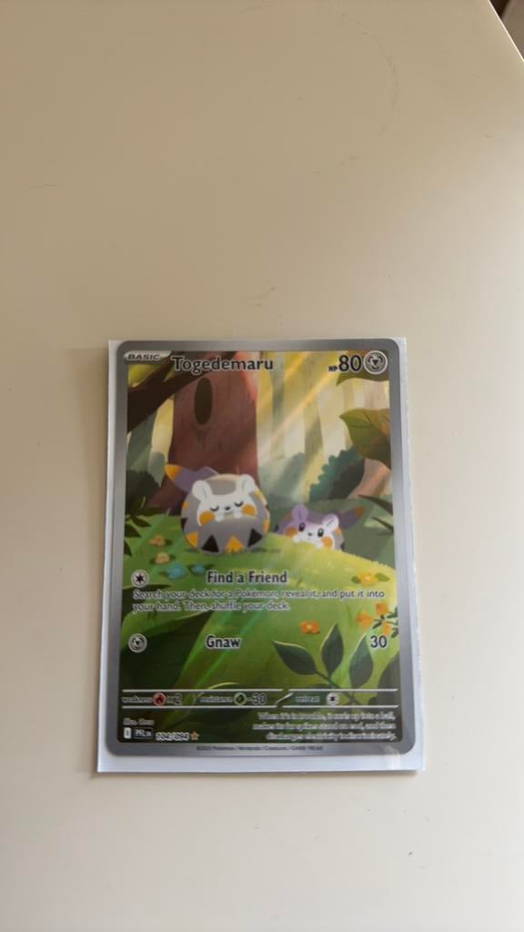 Pokemon togedemaru 104/094, Ophalen of Verzenden, Zo goed als nieuw