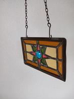 Glas in lood 11 x 18 cm, Antiek en Kunst, Ophalen of Verzenden