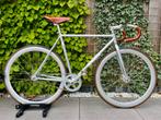 Fixed gear, fixie, single speed, Brooks, Minder dan 10 versnellingen, Staal, Zo goed als nieuw, 53 tot 57 cm