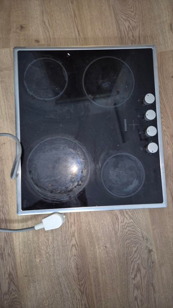 Siemens kookplaat met 4 kookzones, Ophalen, 4 kookzones, Zo goed als nieuw, Inbouw