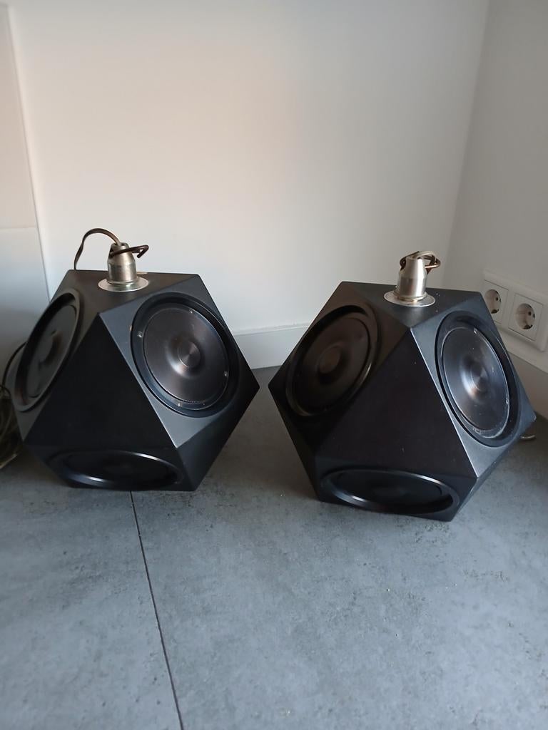 Vintage 2 x JVC Nivico GB-2E omnidirectioneel 6 weg speakers, Gebruikt, JVC, Ophalen of Verzenden, Minder dan 60 watt