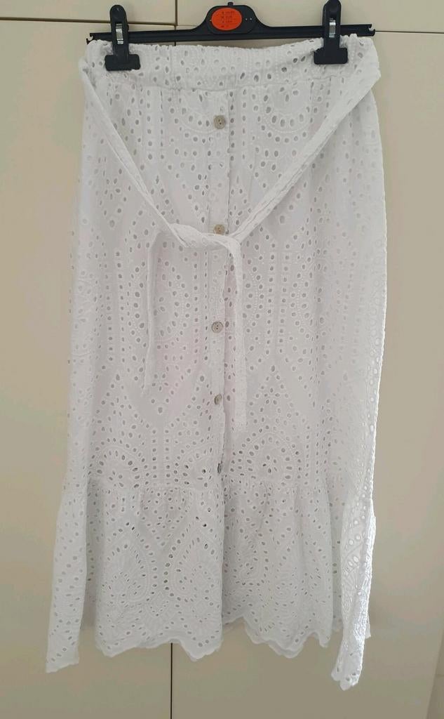 Ibiza boohoo rok mt 38 of 40 🤍, Kleding | Dames, Rokken, Maat 38/40 (M), Wit, Nieuw, Ophalen of Verzenden