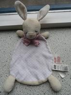 Knuffeldoek konijn of konijntje van H&M  crème +roze stippen, Ophalen of Verzenden, Zo goed als nieuw, Konijn