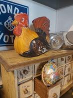 Grote oude etalage kip van papier-mache, PASEN, Ophalen of Verzenden