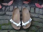 BIRKENSTOCK PIAZZA WIT 39 NU GRATIS VERZENDING PER POST, Slippers, Verzenden, Wit, Zo goed als nieuw