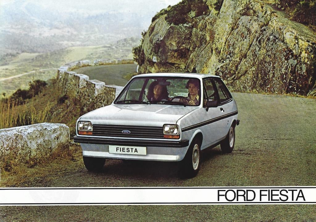Folder Ford Fiesta 1980, Ophalen of Verzenden, Gelezen, Ford