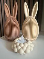 Paasdecoratie – 3D-geprinte PaasBunny & Theelichthouder, Ophalen of Verzenden, Zo goed als nieuw
