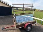Aanhanger ca. 200x100 met glasbok, Ophalen, Gebruikt