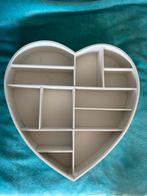 Mooie letterbak hart vorm, wit, Ophalen, Gebruikt