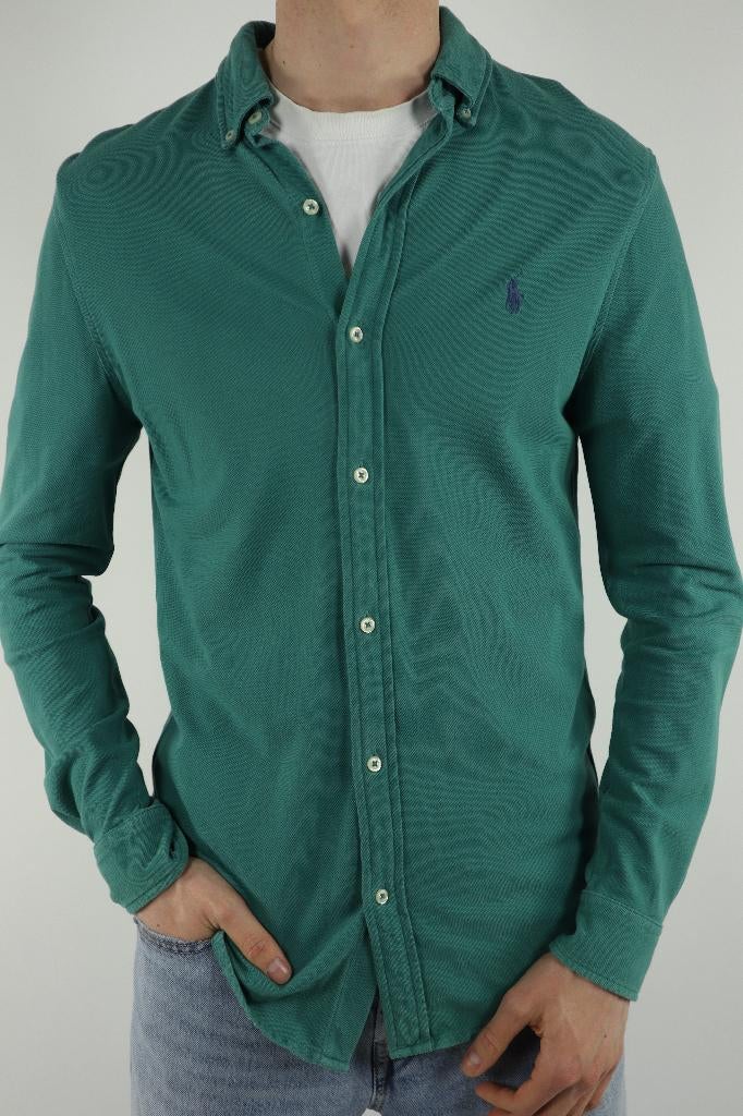 Ralph Lauren overhemd featherweight mesh - S, Halswijdte 38 (S) of kleiner, Ralph Lauren, Ophalen of Verzenden, Zo goed als nieuw