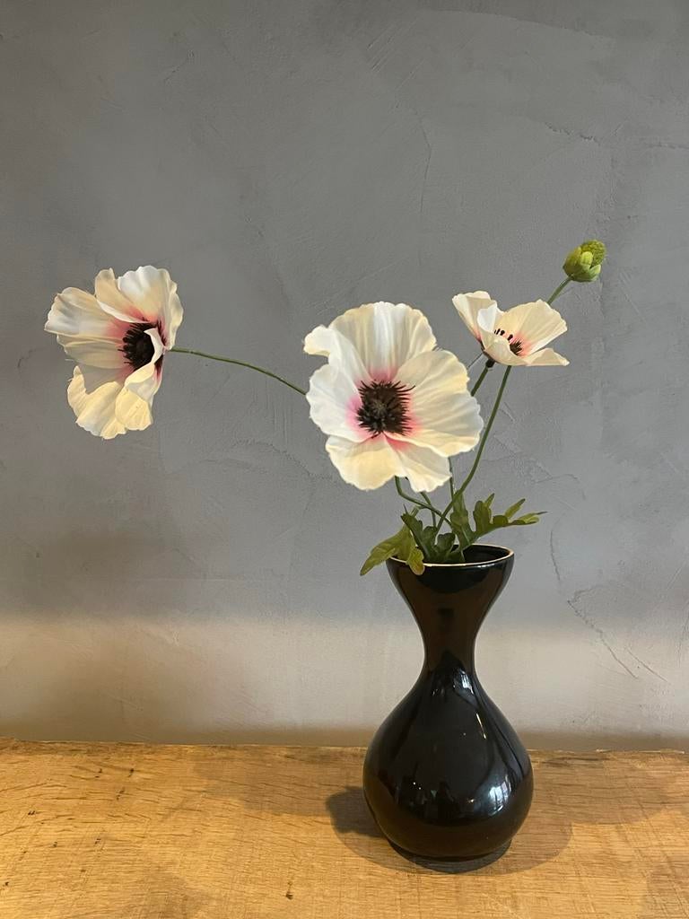 Zwarte JALANG vaasje - Elegant en stijlvol, Huis en Inrichting, Woonaccessoires | Vazen, Zwart, Aardewerk of Porselein, Ophalen of Verzenden