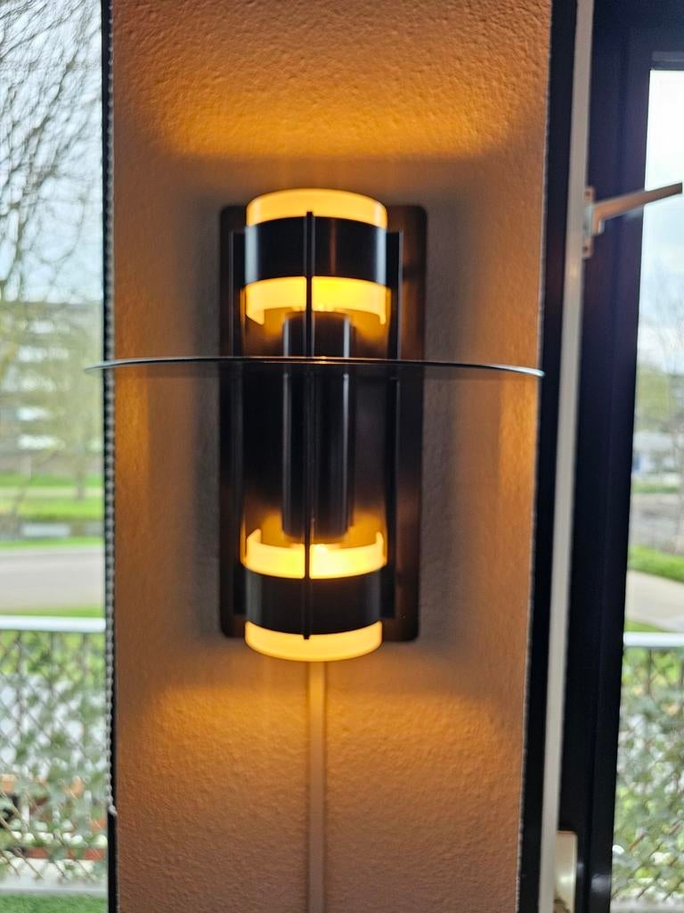 Louis Poulsen Saturn wandlamp - Vintage design, Ophalen of Verzenden, Gebruikt, Metaal, Deens design, Mid-century modern, Vintage