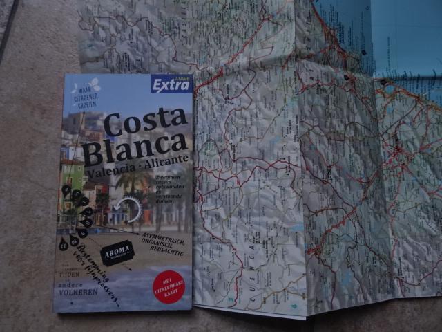 Costa Blanca, Valencia ; anwb extra reisgids / +wegenkaart, Europa, Ophalen of Verzenden, Zo goed als nieuw, Reisgids of -boek