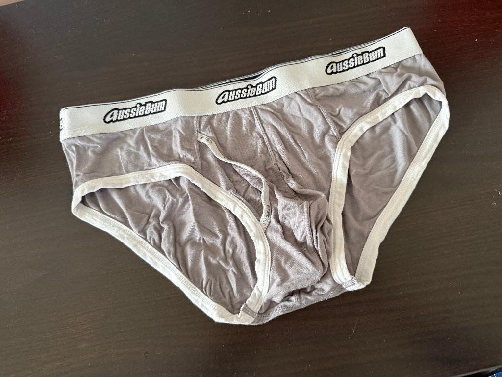 Aussiebum, used, slip, brief, grijs, Ophalen of Verzenden, Grijs, Slip
