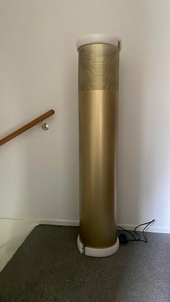 By Mooss vloerlamp goud zuil toren, Ophalen of Verzenden, Nieuw, Metaal, 100 tot 150 cm