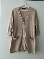 Max Mara Weekend zijde katoen vest maat S beige crème, Ophalen of Verzenden, Zo goed als nieuw, Maat 36 (S), Beige