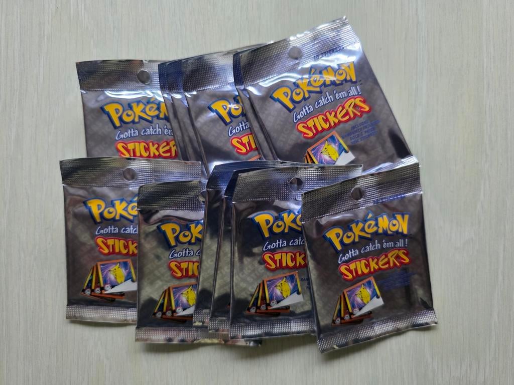 1999 Artbox Pokemon Stickers Series 1 - 12 packs, Ophalen of Verzenden, Nieuw, Overige typen