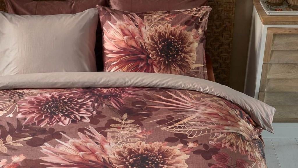 Riviera Maison dekbedovertrek PROTEA nu halve prijs, Huis en Inrichting, Slaapkamer | Beddengoed, Nieuw, Dekbedovertrek, Eenpersoons