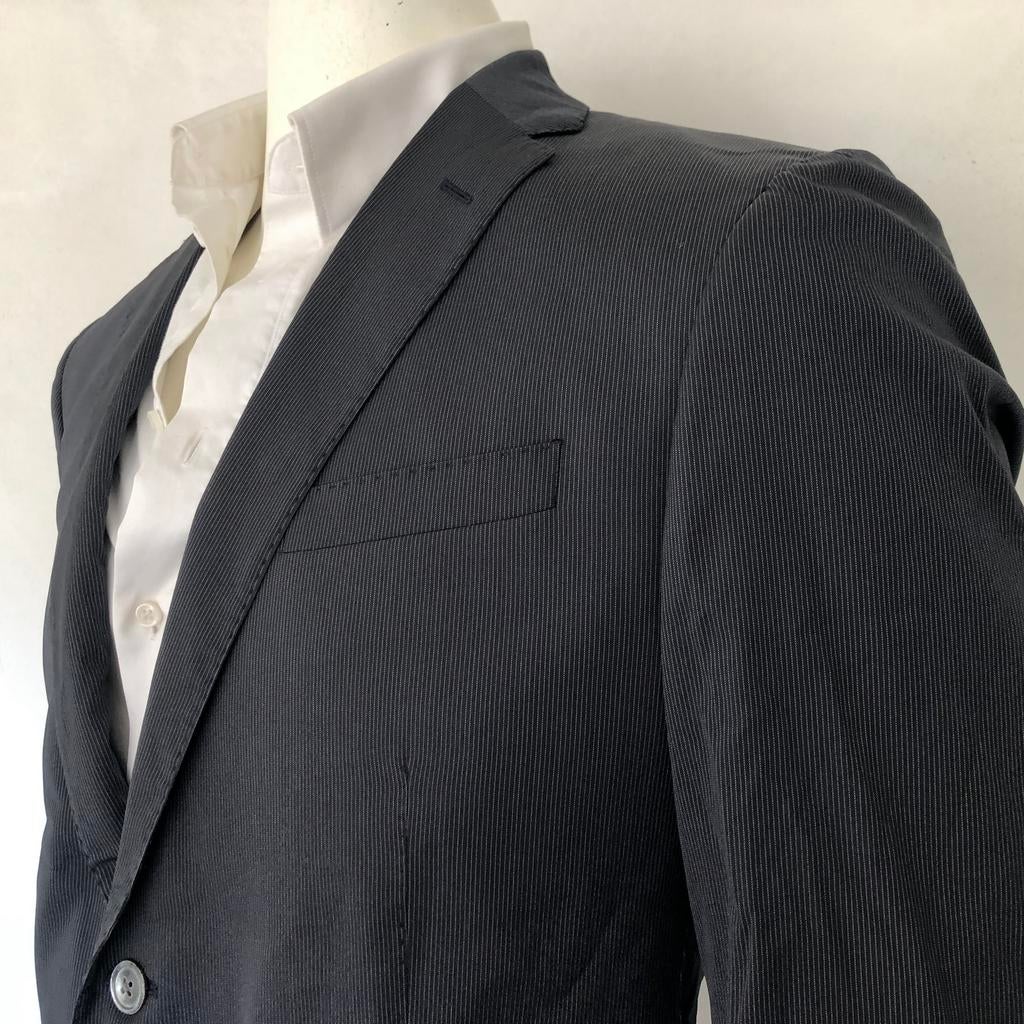 Corneliani colbert - Italian wolblend heren - donkerblauw, Kleding | Heren, Verzenden, Zo goed als nieuw, Maat 52/54 (L), Blauw