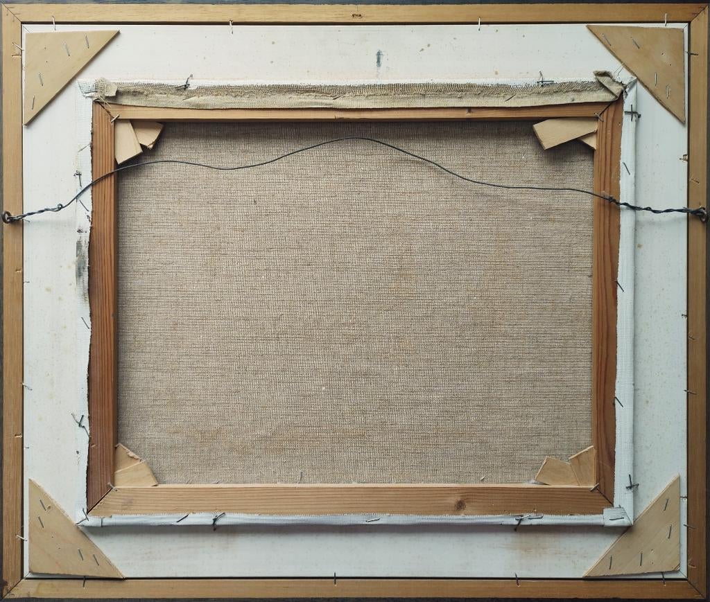 H. de Bruin - Stadsgezicht Amsterdam, Antiek en Kunst, Kunst | Schilderijen | Klassiek, Ophalen of Verzenden