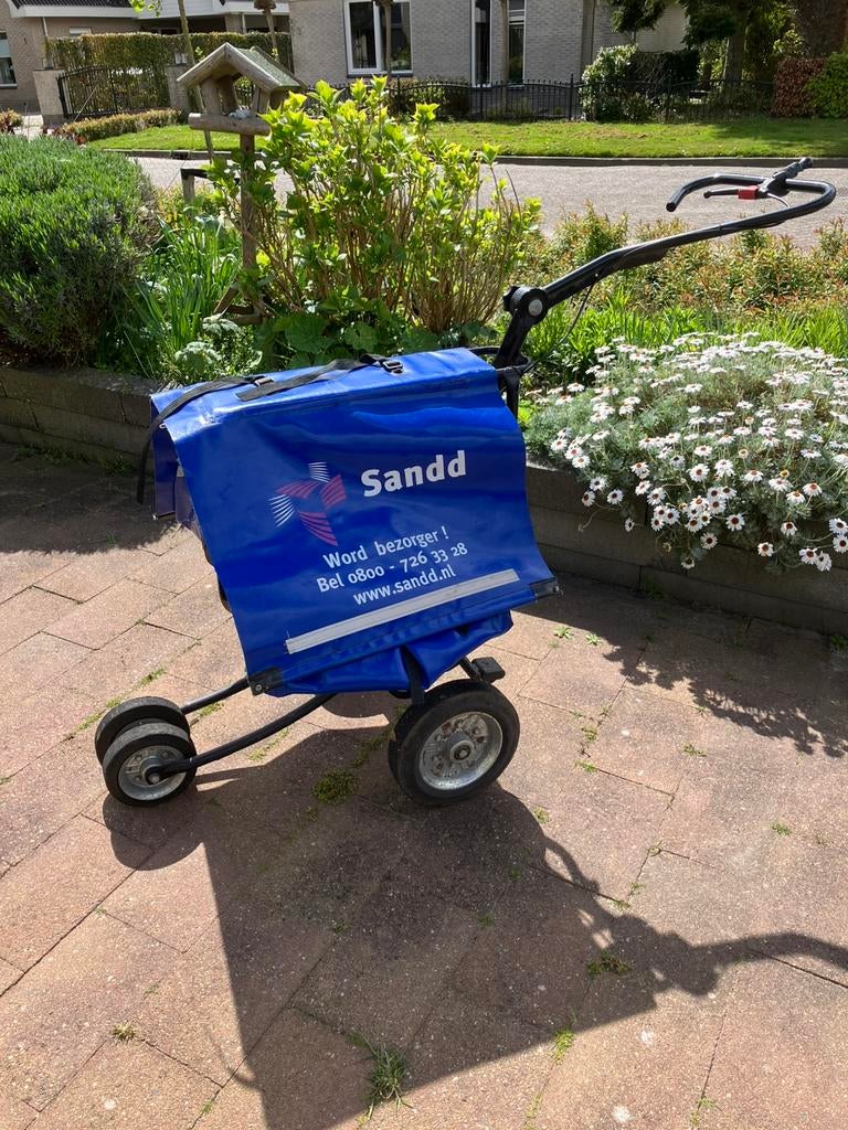 Kranten/folder kar, Ophalen, Gebruikt, Opvouwbaar, 80 kg of meer