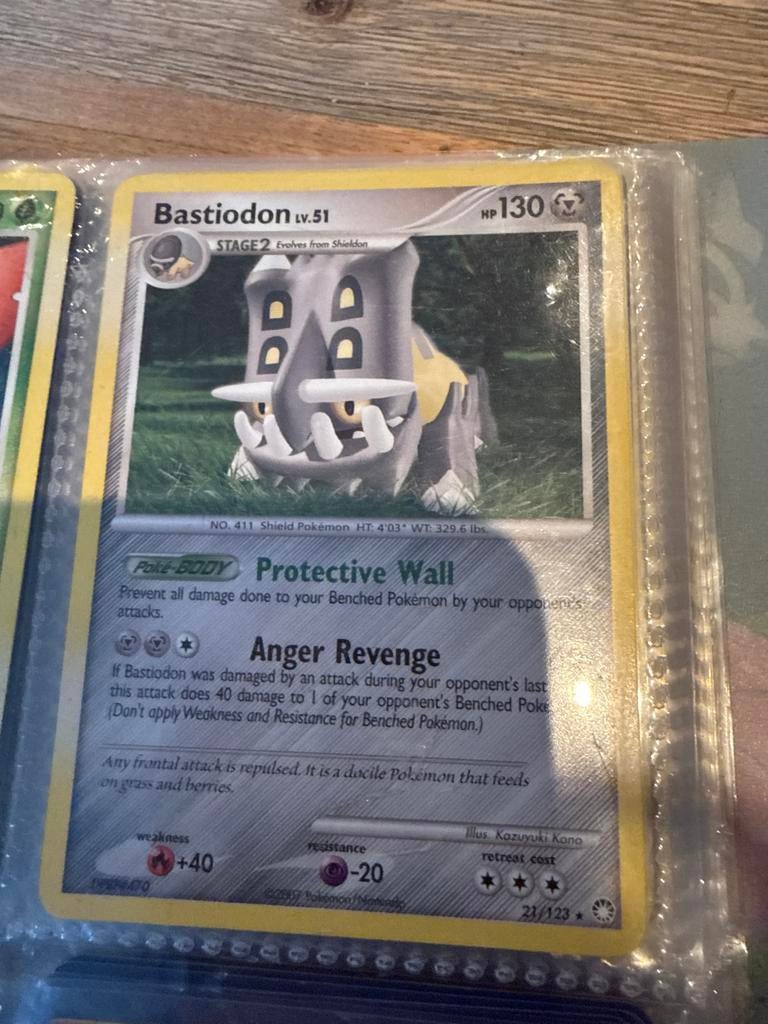Pokemon kaart - Bastiodon Lv.51, Ophalen, Zo goed als nieuw, Losse kaart