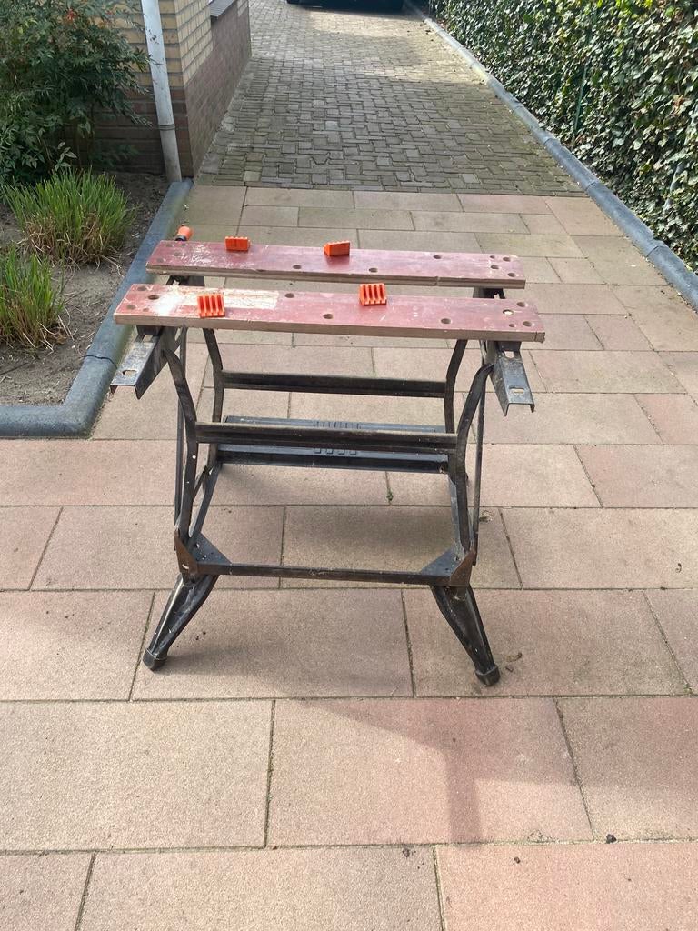 Black&Decker workmate, Doe-het-zelf en Verbouw, Werkbanken, Ophalen, Gebruikt, 70 tot 120 cm, Inklapbaar