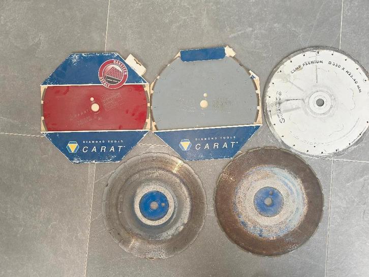 Diamant Zagen diameter 350 mm  asgat 25,4 mm, Doe-het-zelf en Verbouw, Gereedschap | Machine-onderdelen en Toebehoren, Nieuw, Ophalen